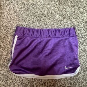 Girls Infant Nike Purple Athletic Skirt with White Trim Size 12 months